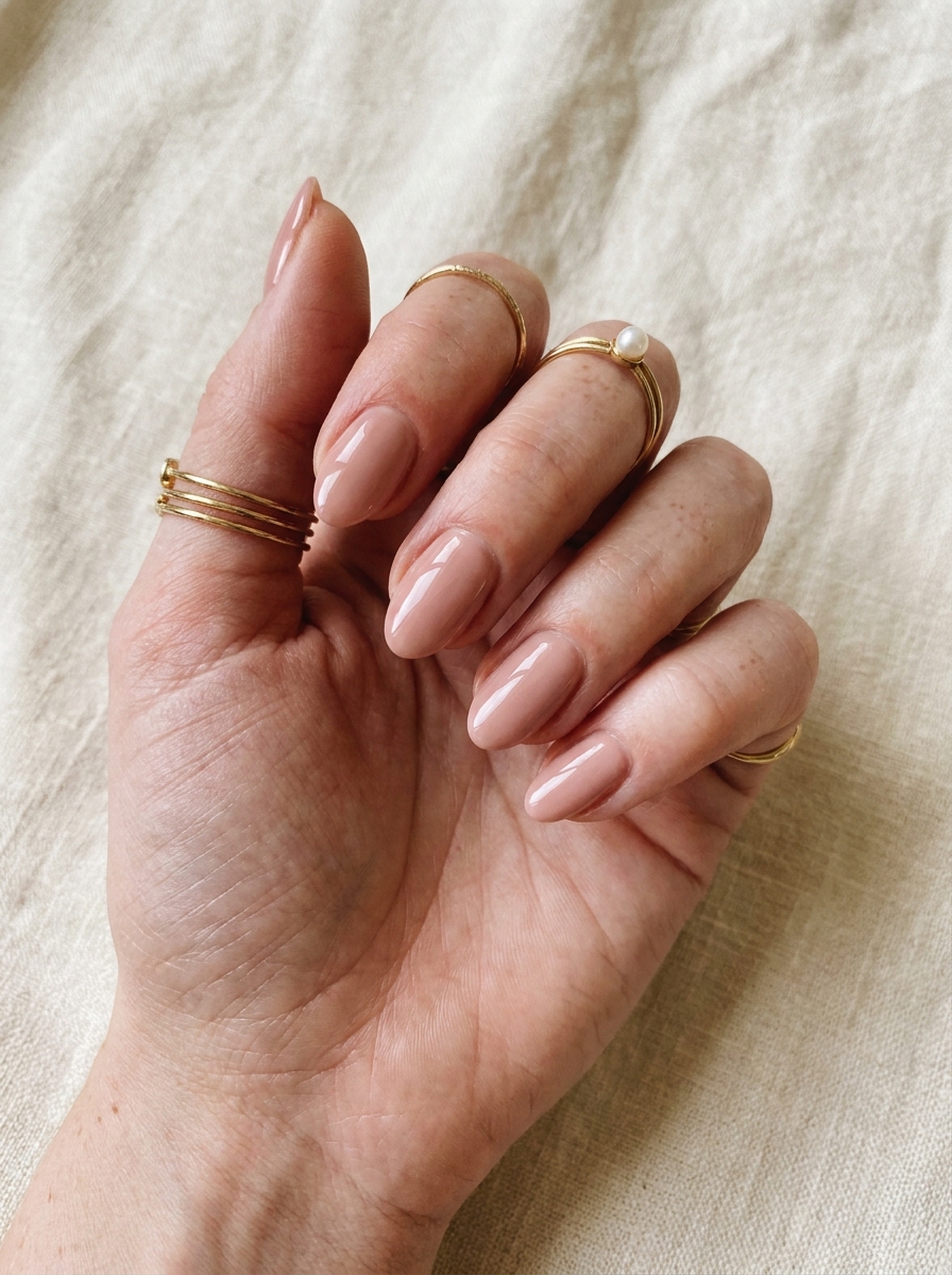 Almond Nude Nägel als Nude Nägel Inspiration 2026
